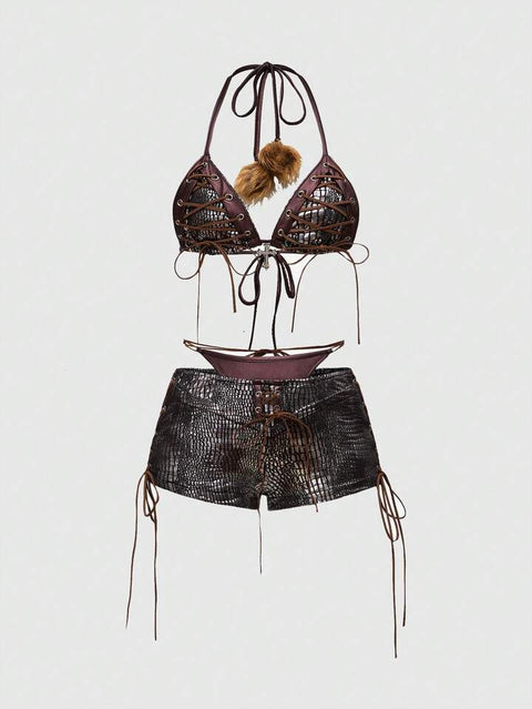 Rocker Tiger Bikini Set