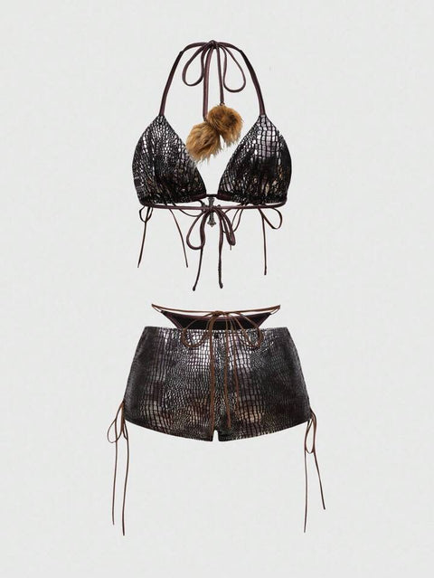 Rocker Tiger Bikini Set