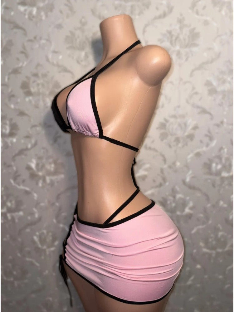 Can't Cross Me Bikini Set