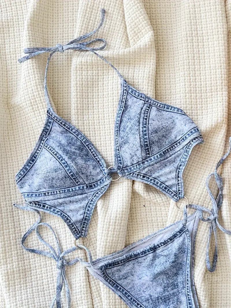 Just Denim Bikini