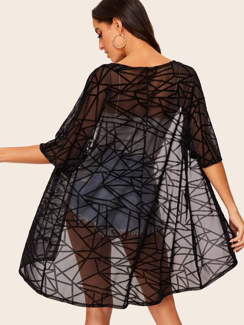 Fashionista Mesh Kimono