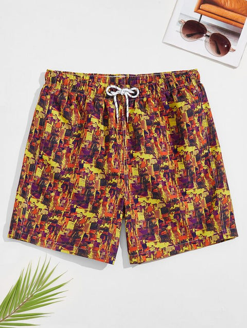 Autumn Leaves Swim Trunks