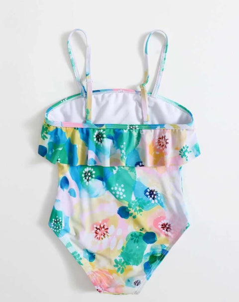 Tulle Ruffle Swimsuit