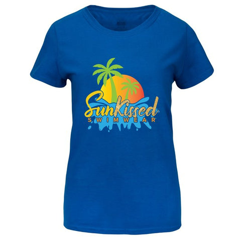 SunKissed Swimwear Women's Tee Shirt Black